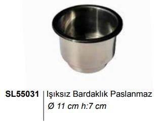 BARDAKLIK GÖMME CR-Nİ Ø9CM - 