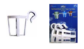 PLASTİK BARDAKLIK BEYAZ 3 LÜ PAKET - 