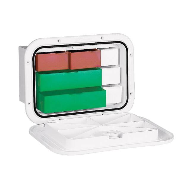 196284 TOP LINE Saklama Hatchi Çekmeceli & Kilitli, Beyaz, 270x375mm - 1