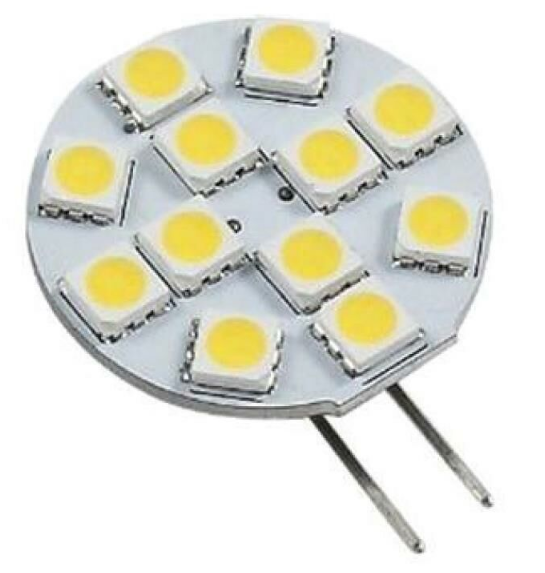 12 LED'Lİ G4 AMPÜL YAN GÜN IŞIĞI 12-24 V - 1