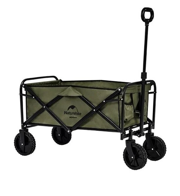 Naturehike Çok Amaçlı Katlanır Taşıma Arabası (Vagon) Army Green - 1