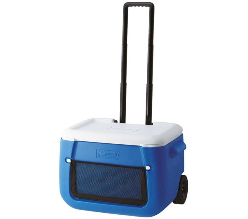 Coleman Poly-Lite Wheeled Mesh 50 QT Tekerlekli Soğutucu Buzluk 47.3 Lt-Mav - 1