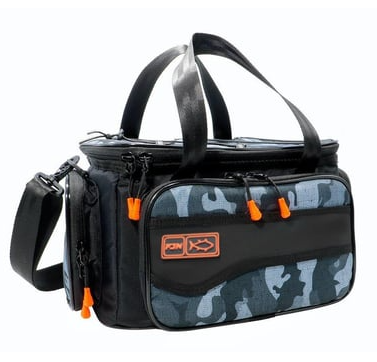 Fujin Black Camo Helper Bag - Balıkçı Çantası - 