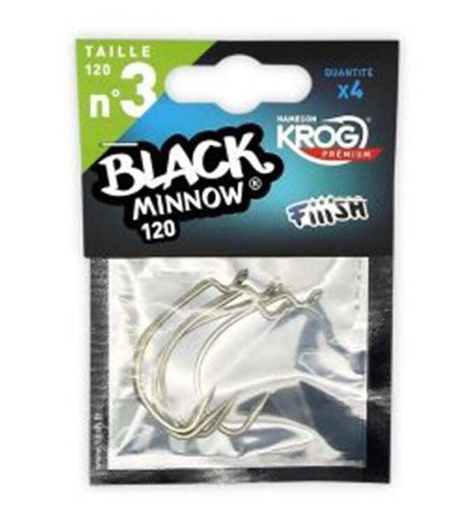 Fiiish Black Minnow BM120/3 BM077 Offset Kanca - 1