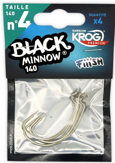 Fiiish Black Minnow BM140/4 BM156 Offset Kanca - 1