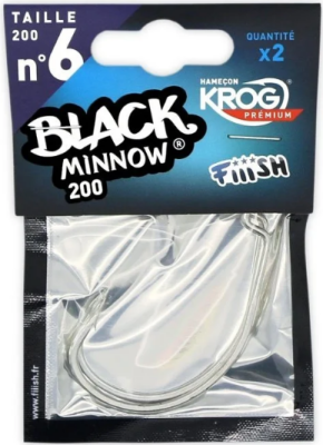 Fiiish Black Minnow BM200/6 BM214 Offset Kanca - FİİİSH