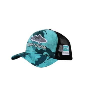 Fujin Turkuaz Camo Fish Balıkçı Şapkası - Fujin