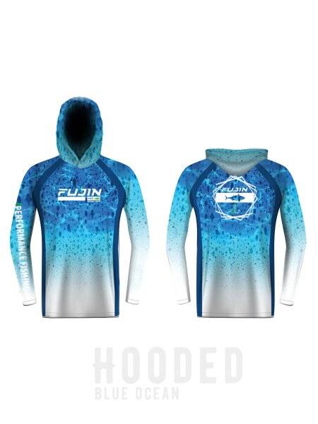 Fujin Performance Hooded Blue Ocean #XL - 1