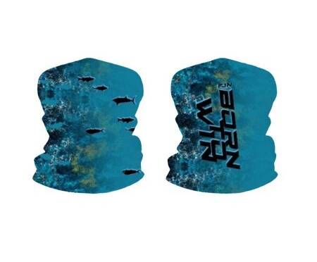 Fujin Neck Gaiter Boyunluk Blue Reef - 1