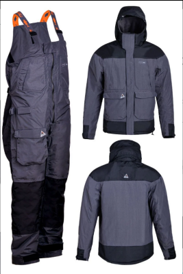 Fujin Storm Mont & Salopet Takım Black Grey XLarge - Fujin