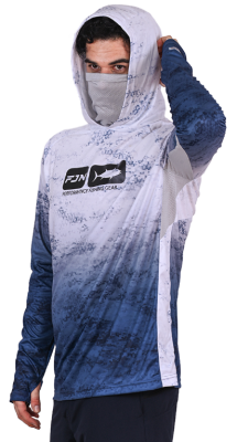 Fujin Pro Angler T-Shirt Grey Wave #XL - Fujin