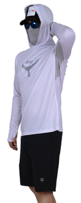 Fujin Pro Angler T-Shirt Dark White #M - Fujin