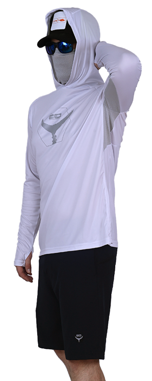 Fujin Pro Angler T-Shirt Dark White #XL - 1