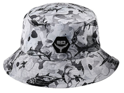 Fujin Pro Angler Bucket Black Fish Şapka - Fujin