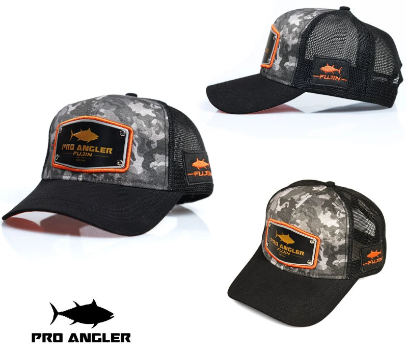 Fujin Pro Angler Black Camo Şapka - 1
