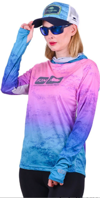Fujin Pro Angler T-Shirt Women Mermaid #L - Fujin