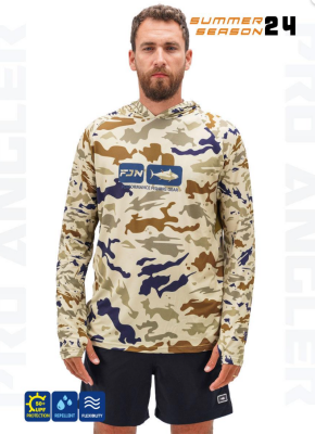 Fujin Pro Angler S24 Hooded Natural Camo - Fujin