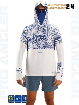 Fujin Pro Angler S24 Buff&Hoodie Izohips Navy - Fujin