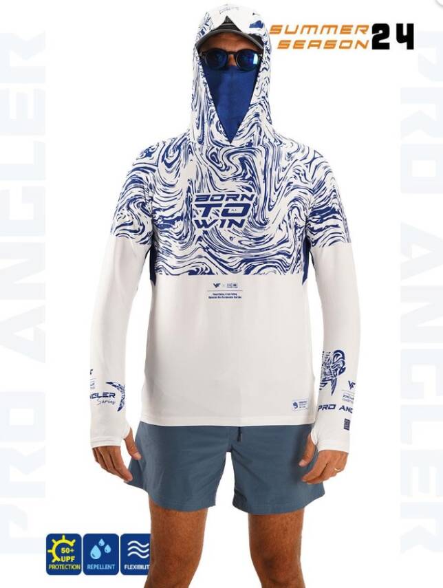 Fujin Pro Angler S24 Buff&Hoodie Izohips Navy - 2