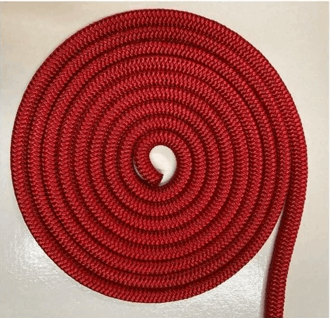 14 MM BATAR ÖRGÜLÜ HALAT PES(hs) - M - YELKEN HALAT - KIRMIZI - 1