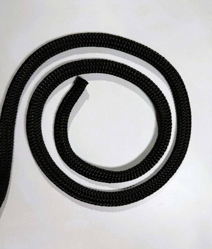 8 MM BATAR ÖRGÜLÜ HALAT PES(hs) - M - YELKEN HALATI - SİYAH - 1