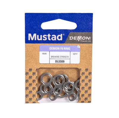 MUSTAD DEMON DLSS09 8 ŞEKİL HALKA 7LI - MUSTAD