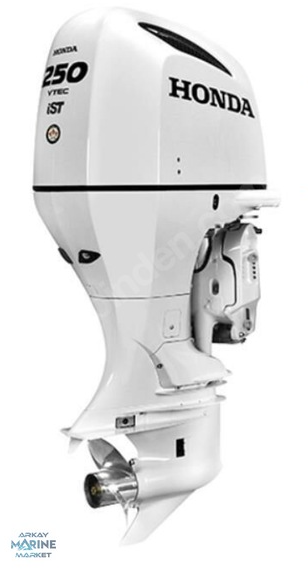 Honda BF 250D XDU BEYAZ Ekstra Uzun şaft marşlı trimli direksiyonlu - 1