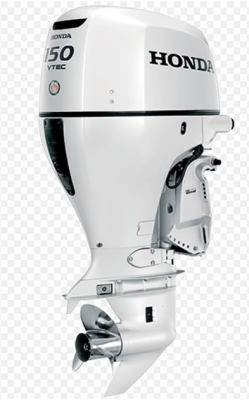 Honda BF 150D XRU BEYAZ Ekstra Uzun şaft marşlı trimli direksiyonlu - Honda