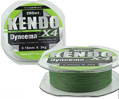 Kendo Dynema 4 Örgü 120Mt (Green) - 