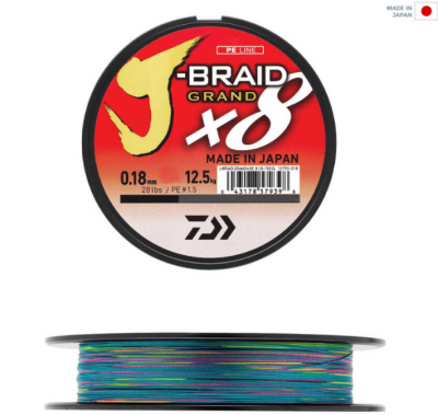 Daiwa JB Grand 8B 300m Multi Color İp Misina - Daiwa