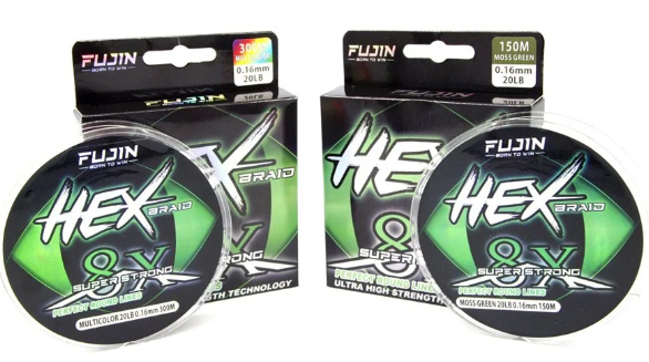 Fujin Hex 8X 150Mt. Multi Color Pe Line - 1