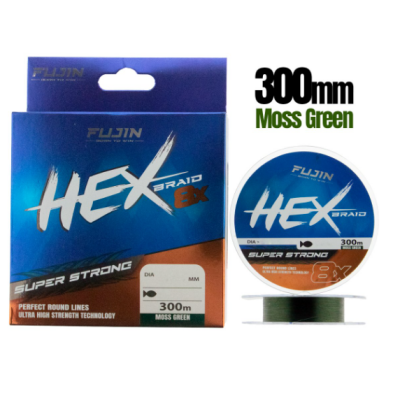 Fujin Hex 8X 300Mt. Moss green Pe Line - 2