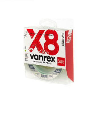 Lucky John Vanrex Pe Örgü X8 Fluo Yeşil 150M 0,18 Misina - LUCKY JHON