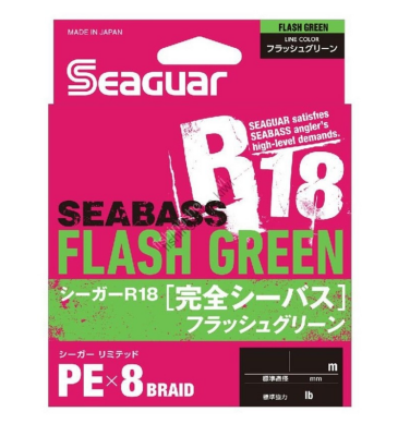 Seaguar Flash Green Pe 8 Örgü 1.2PE 0,185MM 150MT Açık Yeşil Spin Ip Misina - SEAGUAR