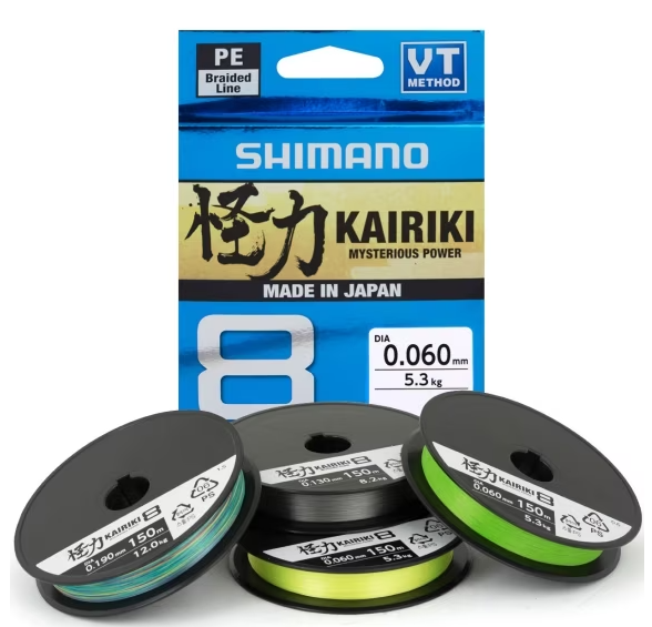 Shimano Kairiki 8 Örgü İp Misina 300 mt Mantis Green İp Misina - 1