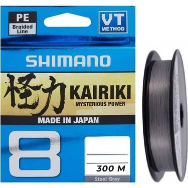 Shimano Kairiki 8 3000 m Steel Gray 0.215mm/20.8kg İp Misina - SHIMANO