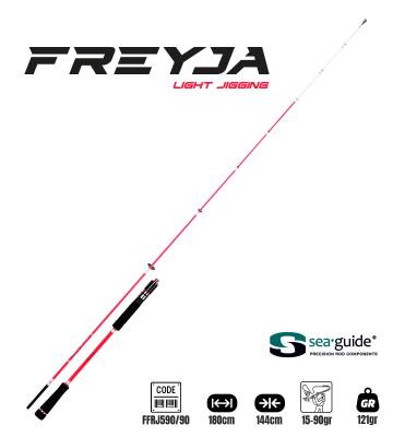 Fujin Freyja Light Jigging 180cm 15-90gr Jig Kamış - Fujin