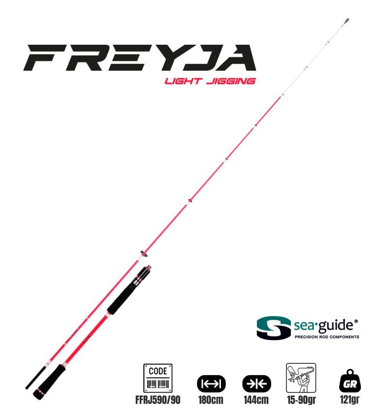 Fujin Freyja Light Jigging 180cm 15-90gr Jig Kamış - 1