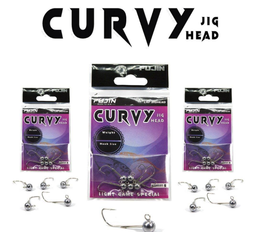Fujin Curvy Jig Head 0.7gr #8 - 1