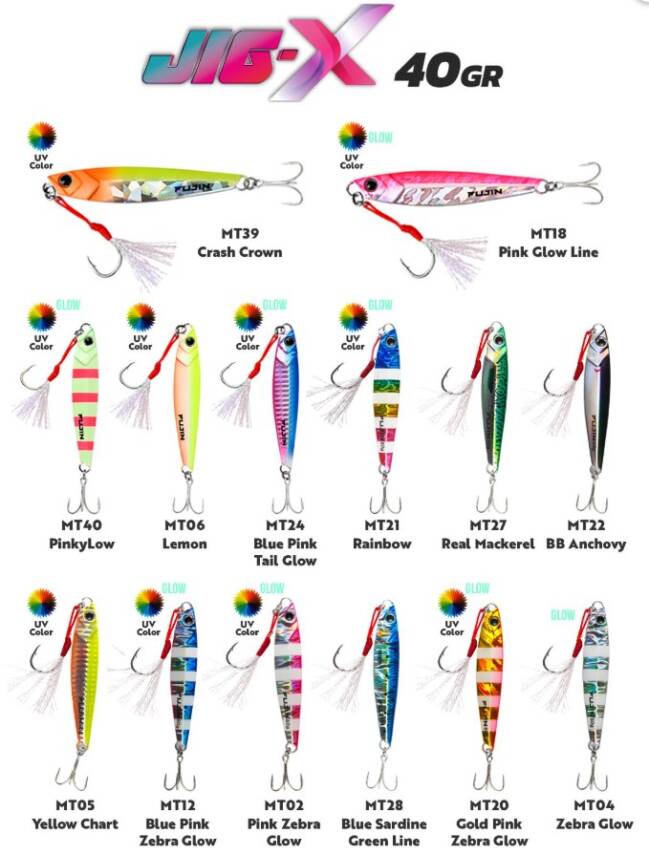 Fujin Jig-X 40gr Shore Jigging Jig Yem - 1