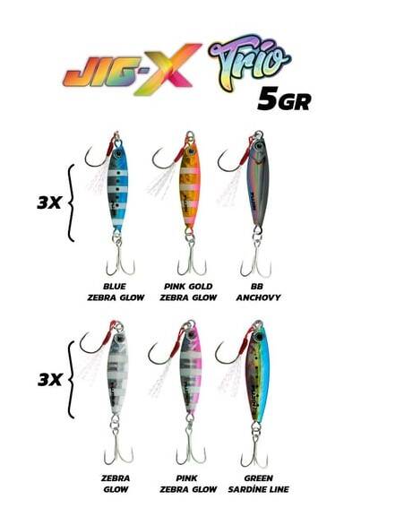 Fujin Jig-X Trio Micro Jig 5gr - 1