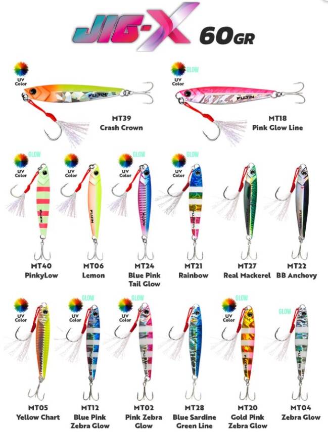 Fujin Jig-X 60gr Shore Jigging Jig Yem - 1