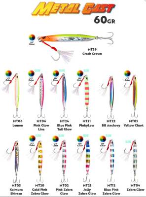Fujin Metal Cast 60gr Shore Jig Metal Yem - Fujin