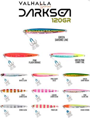 Fujin Valhalla Darksea 120gr Metal Jig Yem - Fujin