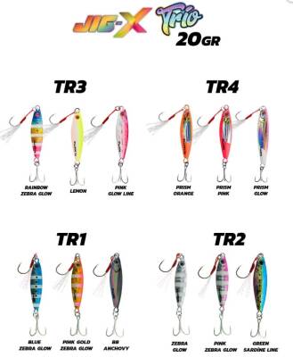 Fujin Jig-X Trio Micro Jig 20gr - Fujin