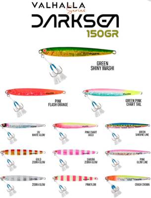 Fujin Valhalla Darksea 150gr Metal Jig Yem - Fujin