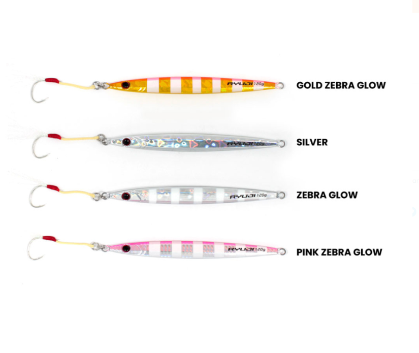 Ryuji Slim Jig Yem 160 gr - Zebra Glow - 1