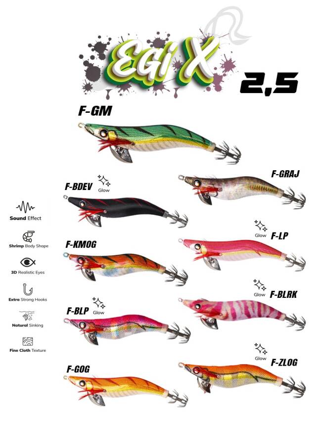 Fujin EgiX 2.5 10gr Kalamar Zokası - 1