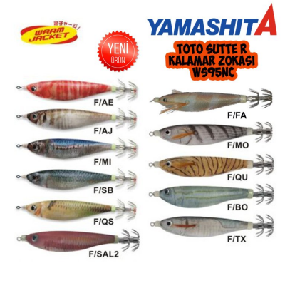 Yamashita Toto Sutte R WS95NC 9.5cm/7g Kalamar Zokası F/Ae - YAMASHİTA