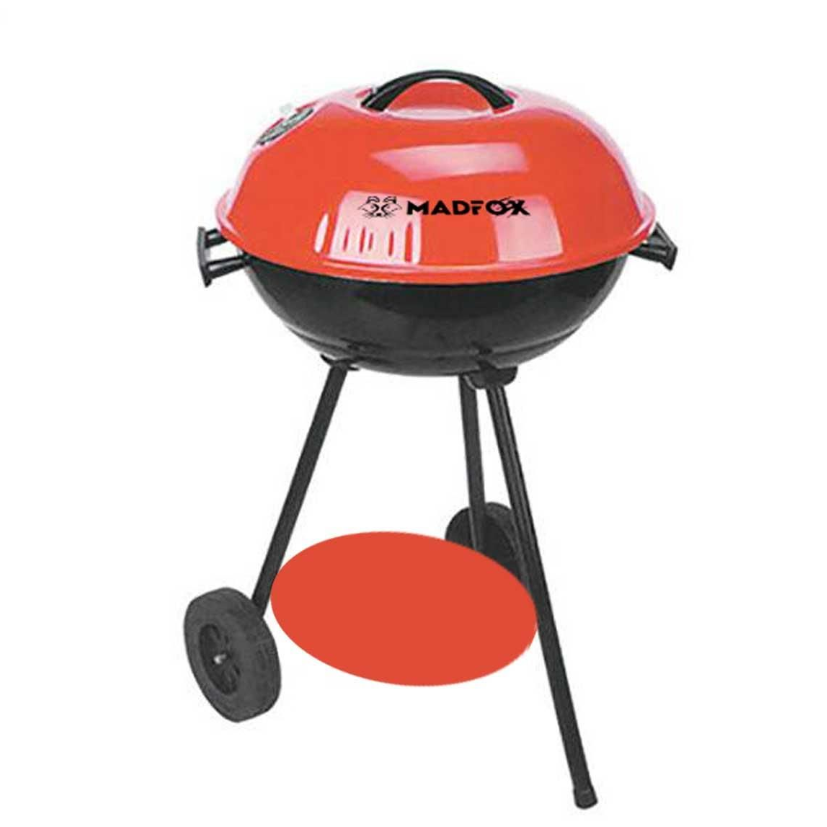 Madfox Cook Taşınabilir Kömür Barbekü Mangal.Kırmızı Siyah - 1